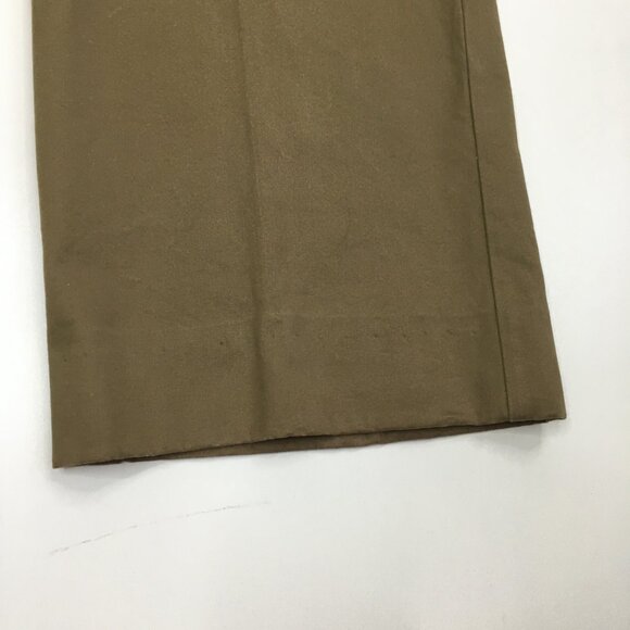 ST JOHN Sport  Khaki/Brown Logo Hardware Chinos Jeans Pant - Picture 16 of 16